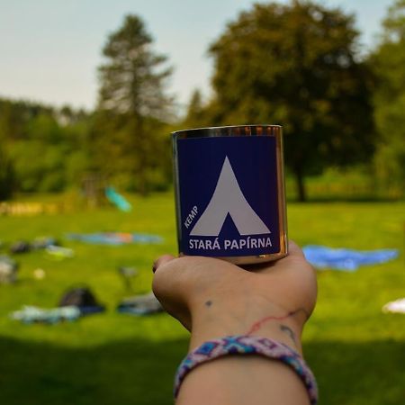 Kemp na Staré papírně Dobronice Esterno foto